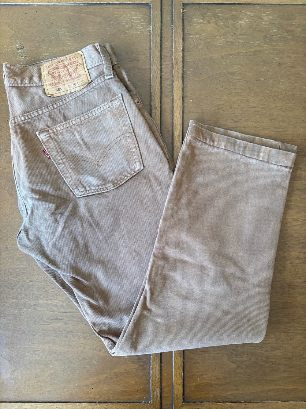 Levi's Men’s Straight Jeans — Taupe Brown